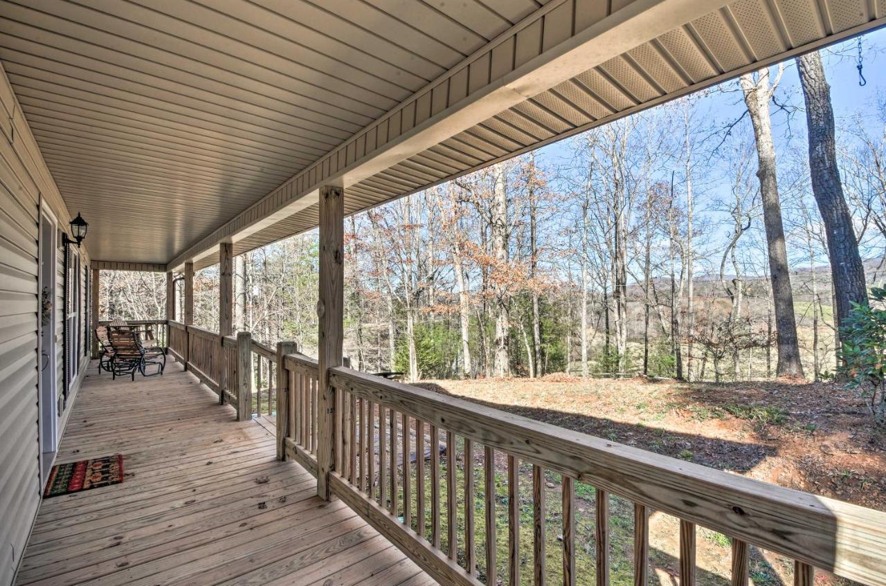 Blairsville Home With Deck And Stunning Mountain Views Hood Kültér fotó